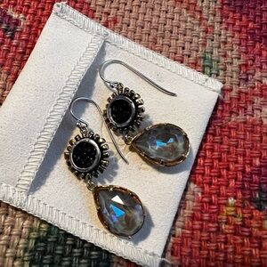 Waxing Poetic Kristal Be the Light Teardrop Earrings - Glisten